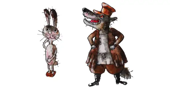 Как заяц и волк хвостами поменялись