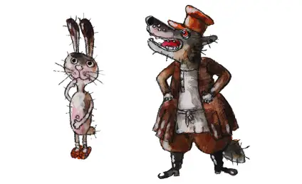 Как заяц и волк хвостами поменялись