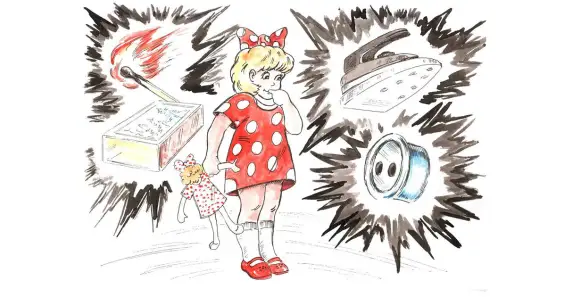 Маленькая Соня и спички