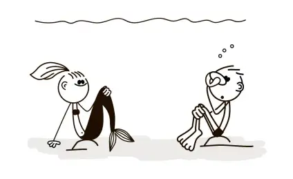 Русалка и мальчик Федя