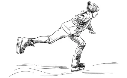 Сказка о фигуристке и морозной зиме