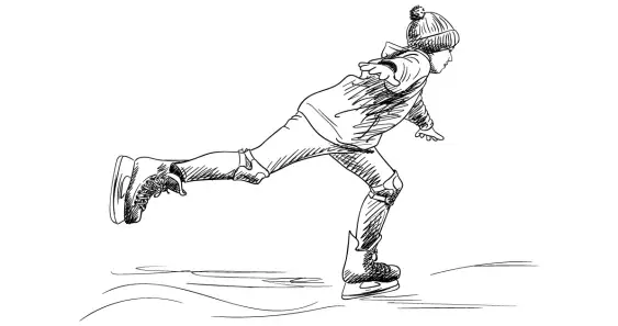 Сказка о фигуристке и морозной зиме