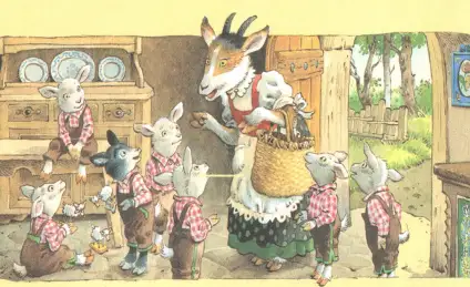 Волк с козлятами