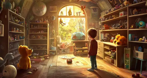 Сказка про мальчика, который не хотел прибирать свои игрушки
