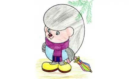 Как ёжик стал колючим