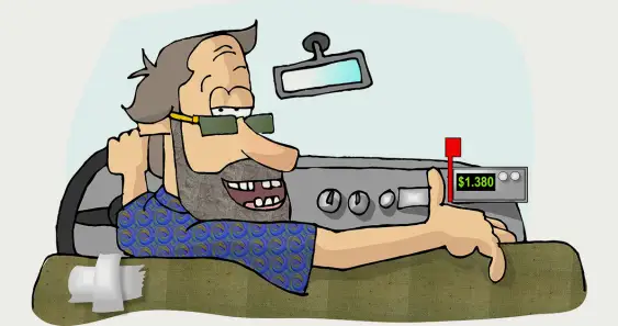 Сказка про честного таксиста