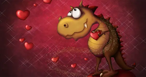 Сказка о драконе, который влюбился в принцессу