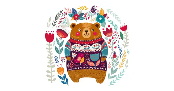 Сказка о медвежонке и самом красивом букете на свете