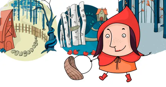 Как девочка Ира к бабушке шла