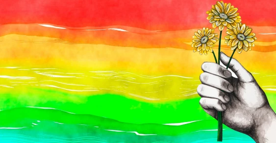 Букет из жёлтых цветов