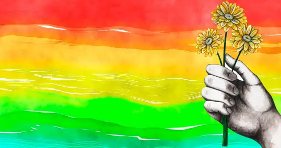 Букет из жёлтых цветов