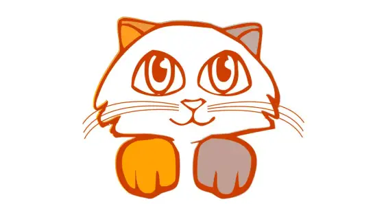 Любопытный котенок