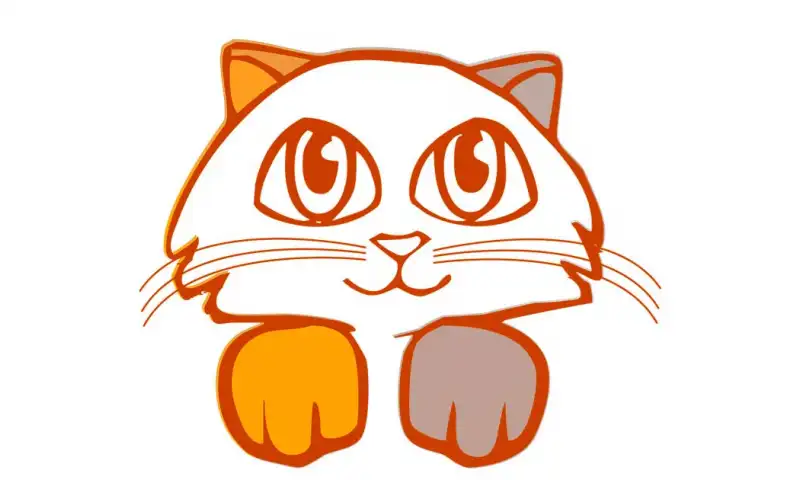 Любопытный котенок