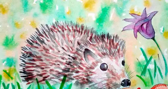 Про храброго Ежика и его друга Зайца