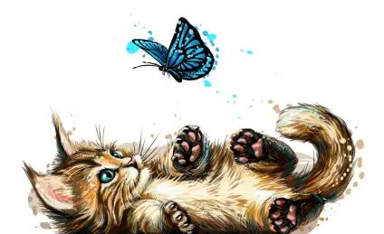 Как котенок искал друзей