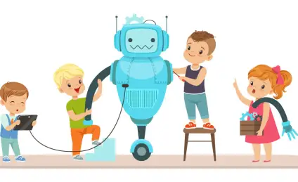 Вова и робот