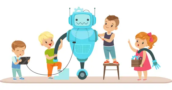 Вова и робот