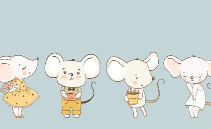 Стеснительная мышка