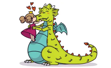 Как принцесса спасла дракона