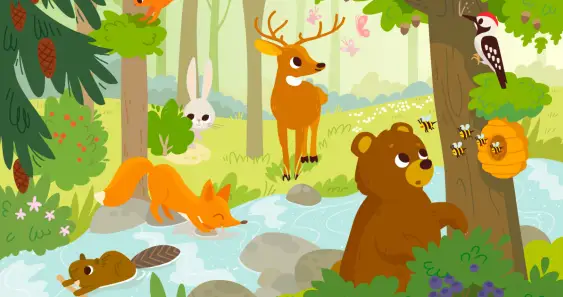 Как лисица зверей рассорить решила