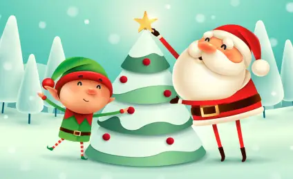 Как Дедушка Мороз среди ребят себе помощника искал