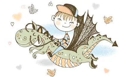 Сказка про одинокого дракона