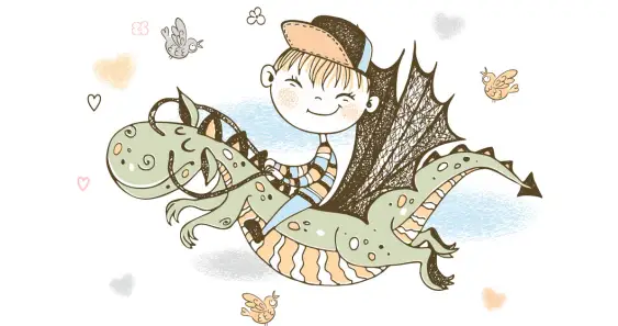 Сказка про одинокого дракона