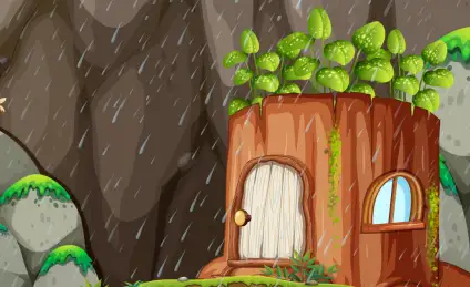 В маленьком домике было тепло 