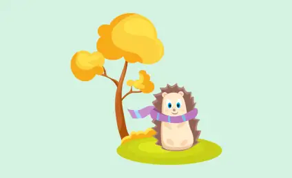 Ёжик и шелест листьев. Лесные истории