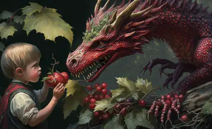 Отчего дракончики цвет меняют?