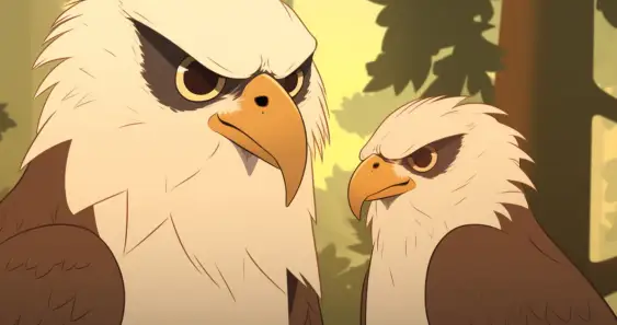 Слепая любовь орлицы, или Зачем орлёнка забрали старейшины