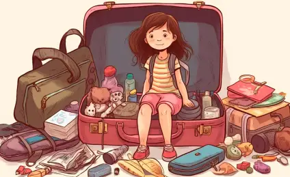 Натали едет на Бали, или Как малыши собираются в отпуск