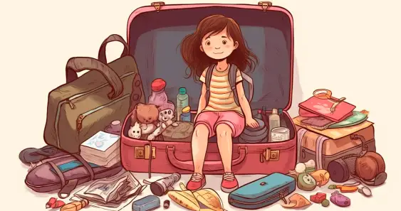 Натали едет на Бали, или Как малыши собираются в отпуск