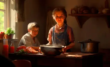 Почему кашу нужно есть, или Чудо-юдо и непослушная Маша