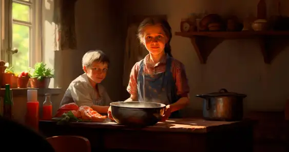 Почему кашу нужно есть, или Чудо-юдо и непослушная Маша