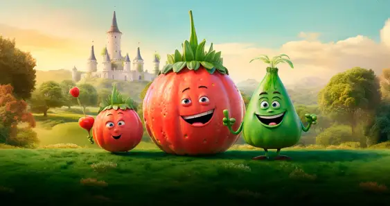 Как Лучок стал главным лекарем огородного королевства