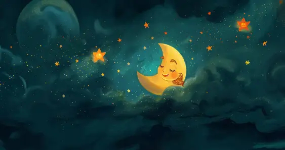 Сказка про Луну и звезду по имени Астридия