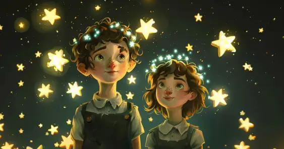 Сказка об упавшей с неба девочке-звезде