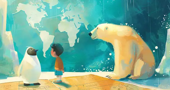 Полярные прятки: Мишка узнаёт тайну