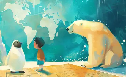 Полярные прятки: Мишка узнаёт тайну