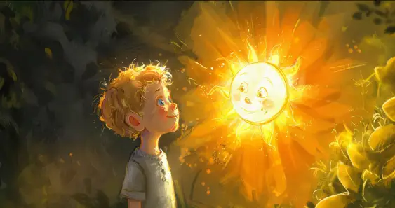 Мальчик и Солнце