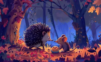 Как Ёжик с Мышонком из-за пирожка поссорились