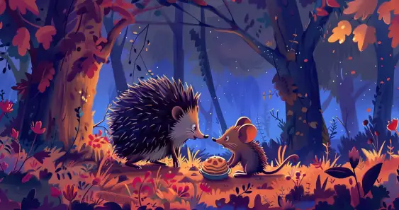 Как Ёжик с Мышонком из-за пирожка поссорились