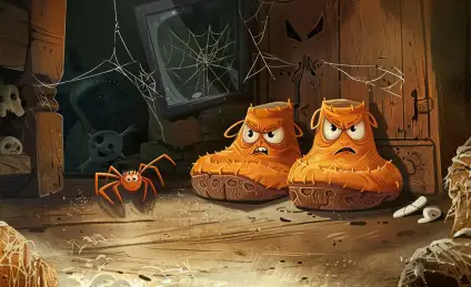 Сказка о Ворчливых Тапках и добром Паучке