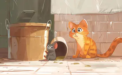 Необычная дружба Бабайки и Рыжика