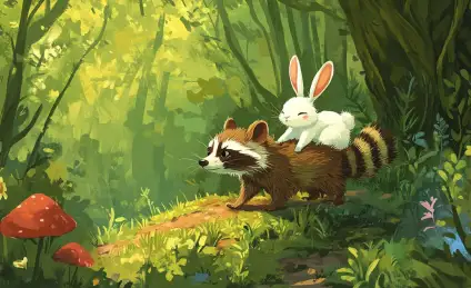 Как енот учился говорить добрые слова и дарить улыбку, тепло души тем, кто рядом…