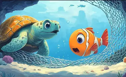 Спасение черепахи Келли, или как бизюки рыбу-шар обидели