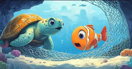 Спасение черепахи Келли, или как бизюки рыбу-шар обидели