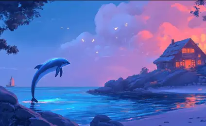 Дельфин Бин в мире людей