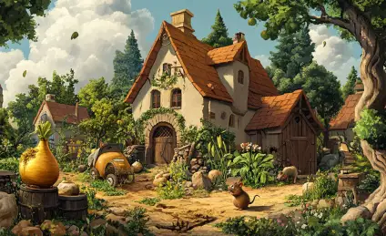 Сказка о том, как дед и баба разбогатели